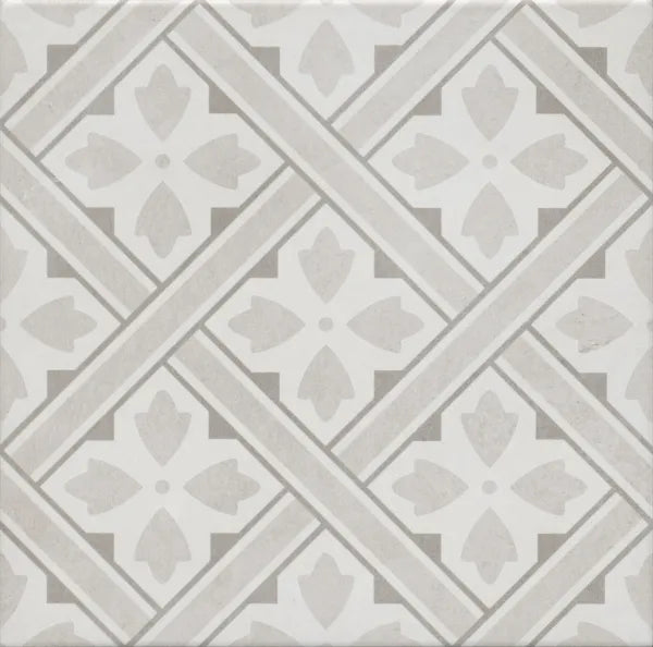 Impex Patterned D M J Grey 33x33cm