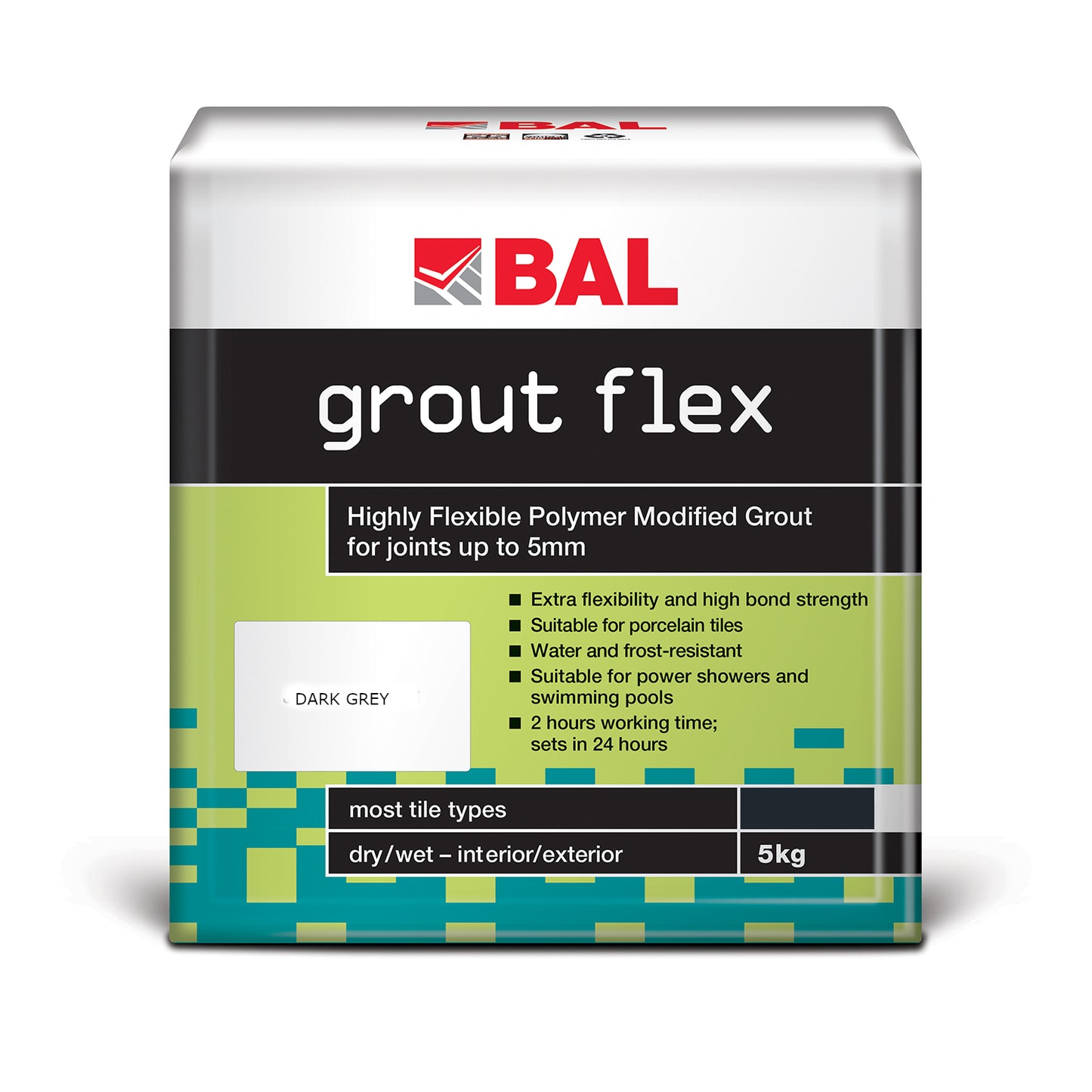 BAL Grout Flex 5kg Colours