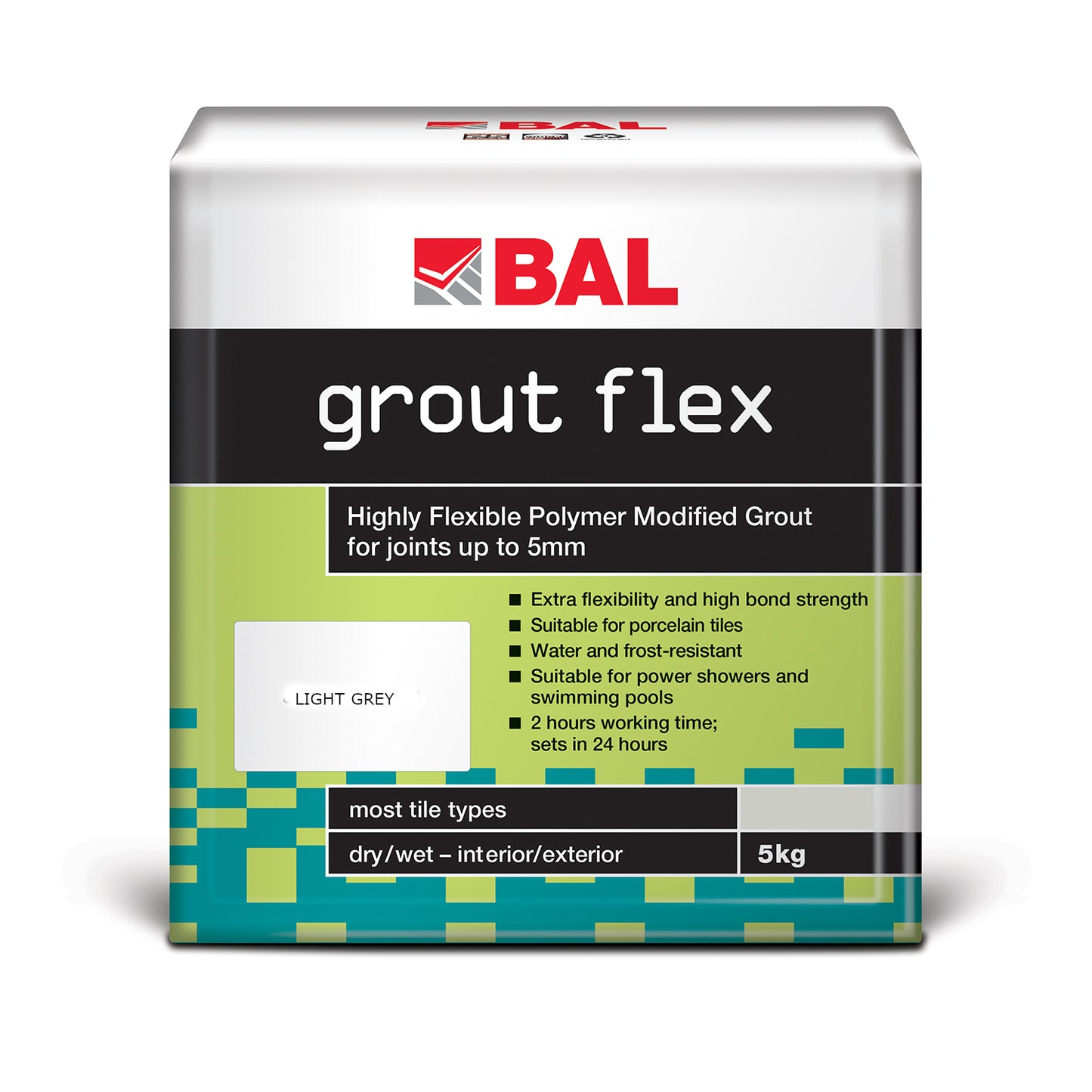 BAL Grout Flex 5kg Colours