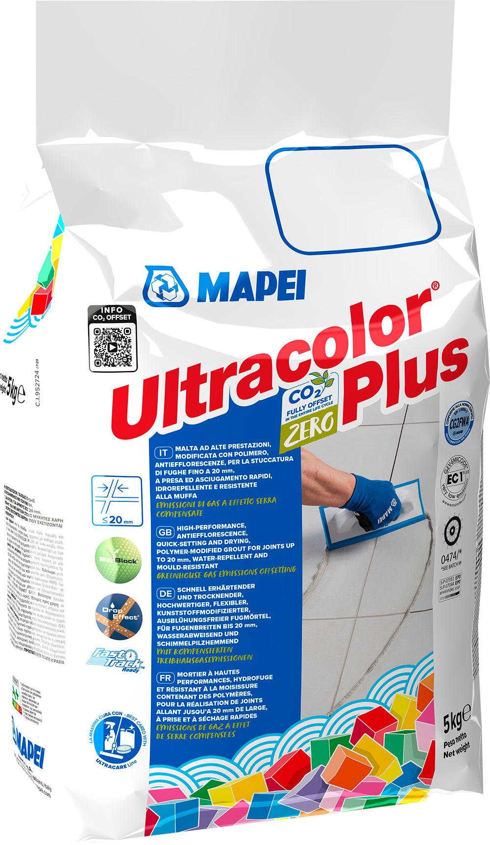 Mapei Ultracolour Plus Tiling Grout 5kg